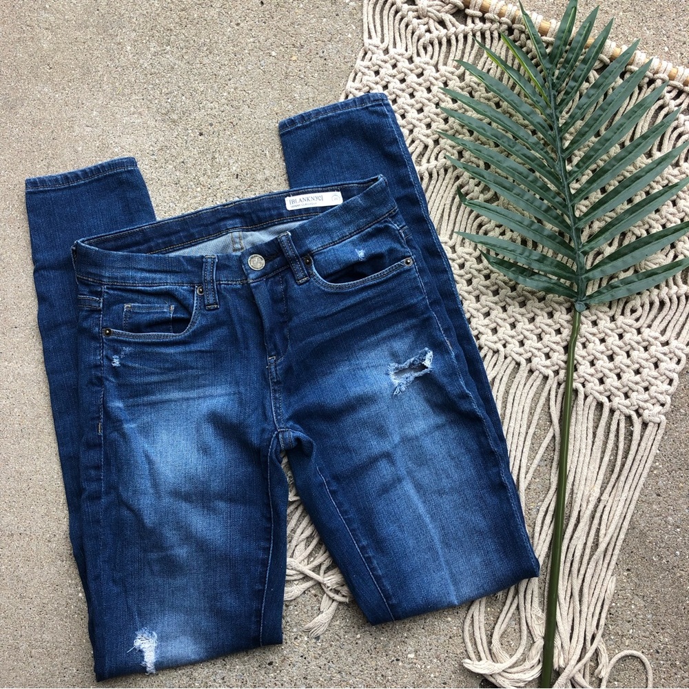 Blank NYC Distressed Jeans Size 26